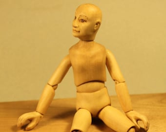 Wooden Ball-jointed Doll Plans, Tutorial,  and Instructions: Download