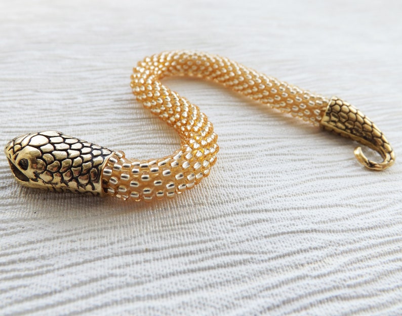 Snake Bracelet Snake Jewelry Ouroboros Bracelet Gold Bracelets | Etsy