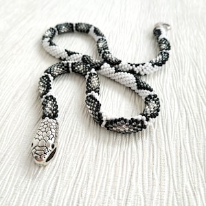 Snake necklace silver, Snake choker necklace, Witch jewelry, Silver statement ouroboros necklace, Wiccan necklace, Snake jewelry for women