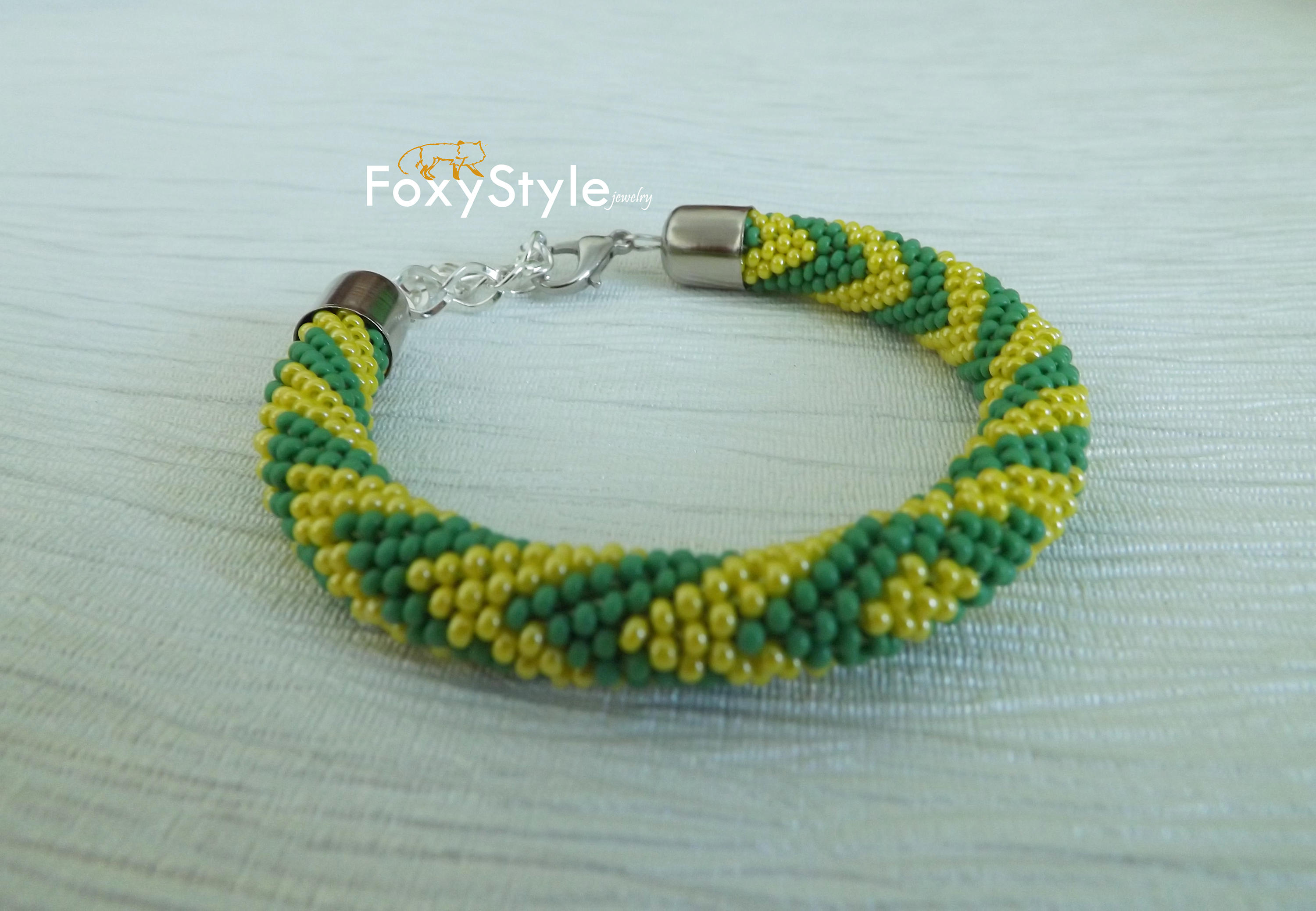 Pulsera verde pulsera amarilla pulsera amuleto santeria Etsy