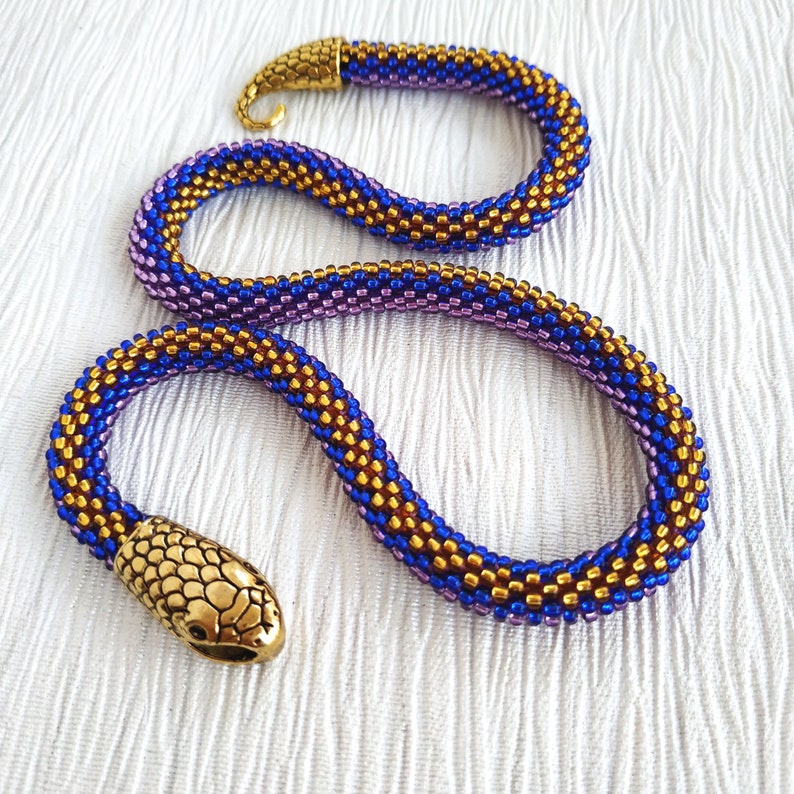 Snake choker necklace Ouroboros necklace Snake necklace Etsy