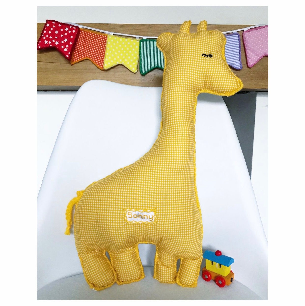 Personalisiertes Giraffenkissen Kinderkissen Geschenk für | Etsy