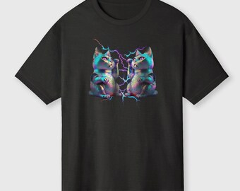 Cyber Fortune Cat Tee