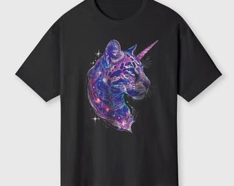 Celestial Unicorn Cat Tee