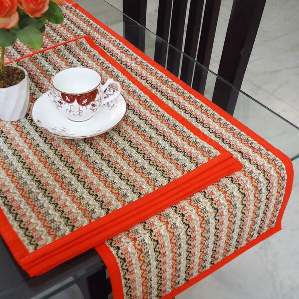 Black Bamboo Table Runner Etsy