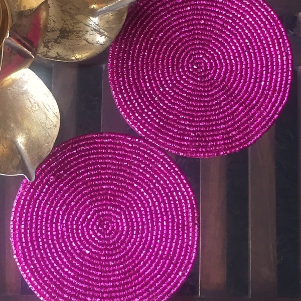 Beaded Coasters Etsy