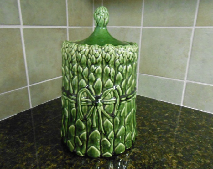 Mccoy Asparagus Cookie Jar Etsy