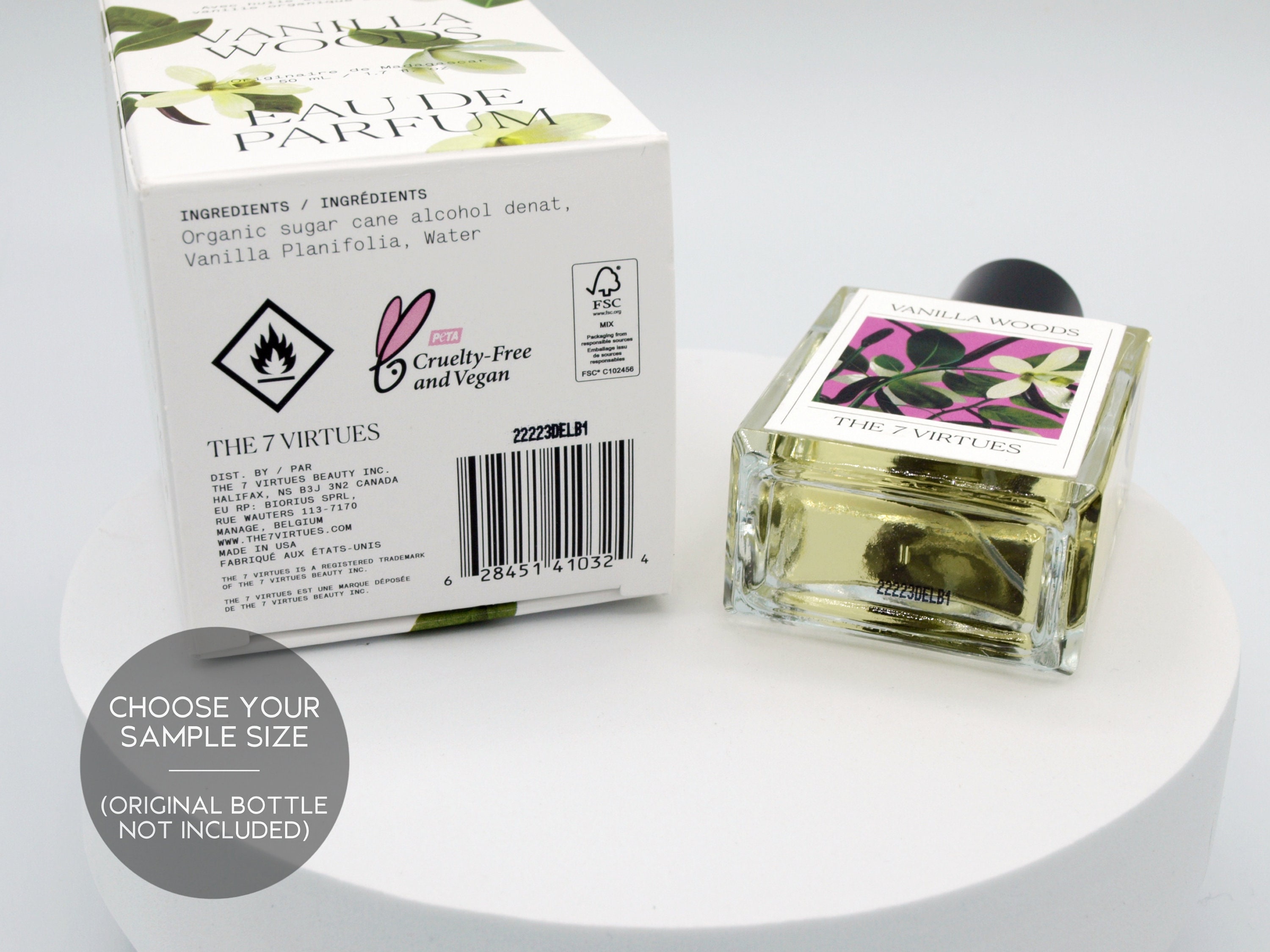 The 7 Virtues Vanilla Woods Eau de Parfum 1.7 oz/ 50 ml