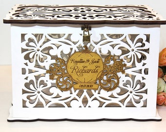 Wedding Card Box With Lock With Slot Cinderella Fairy Tale Wedding Money Box, Wedding Card Holder, Wedding Gift Envelopes Box