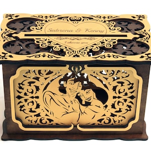 Wedding Card Box, Aladdin Party Decorations, Card Holder, Wishing Well Box For Money And Cards, Wedding Post, Centerpieces For Wedding