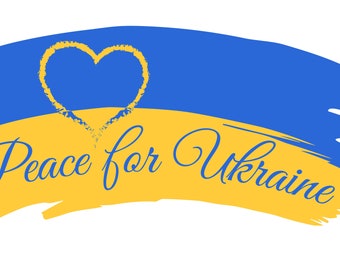 Ukrainian Sellers, Peace For Ukraine, Stop War, SVG, EPS, Russia, JPG, Png, Pdf, Instant Download Digital File