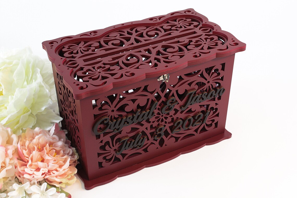 Card Box for Wedding Envelopes Wedding Well Wishes Bank Etsy