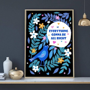 Bob Marley "Everything's Gonna Be Alright" – Digital Printable Poster
