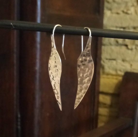 Hamered Sterling silver Earrings Angie