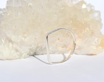 Sterling Silver Ring Drop