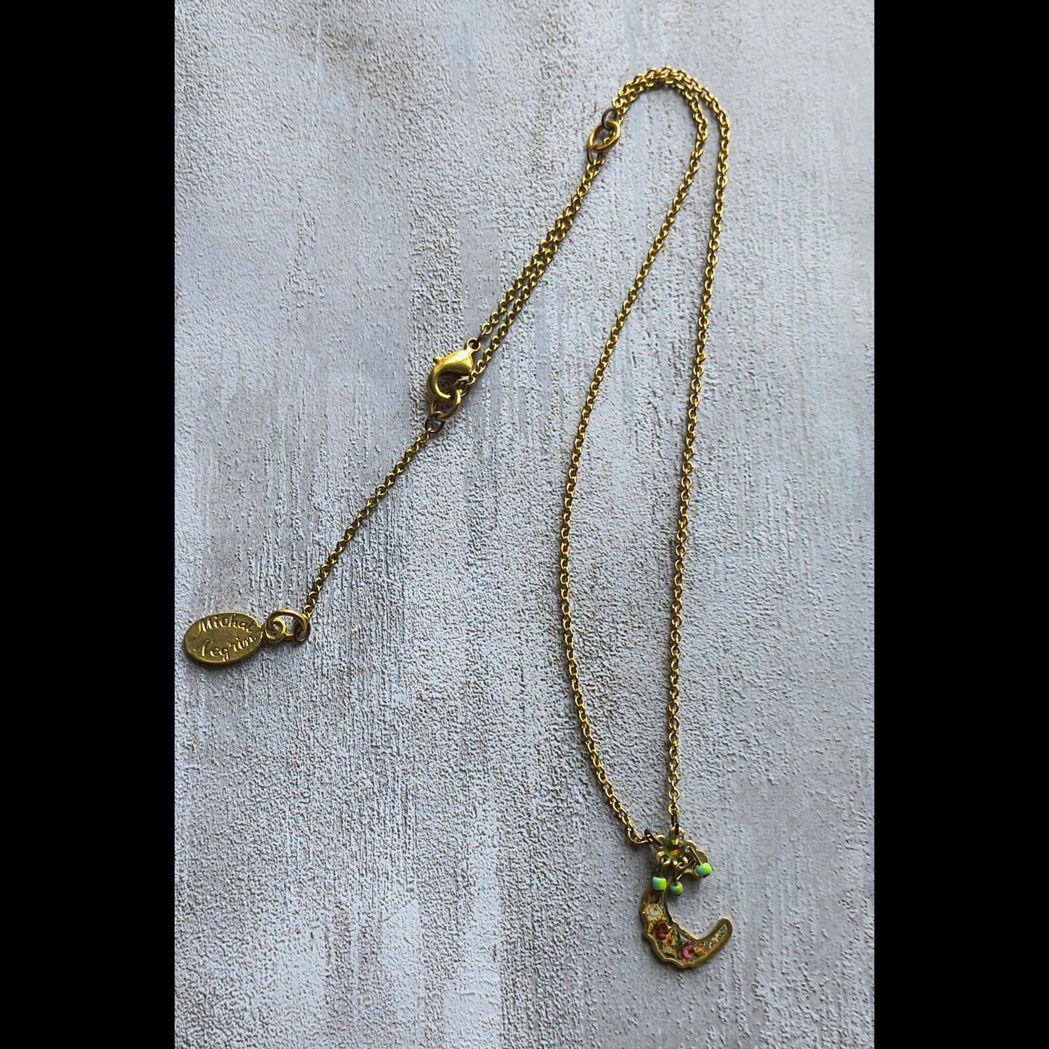 Michal Negrin オパール調クリスタル ネックレス Michal Negrin