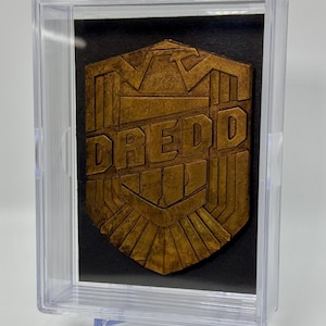 Dredd Replica Badge Display