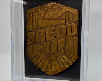 Dredd Replica Badge Display