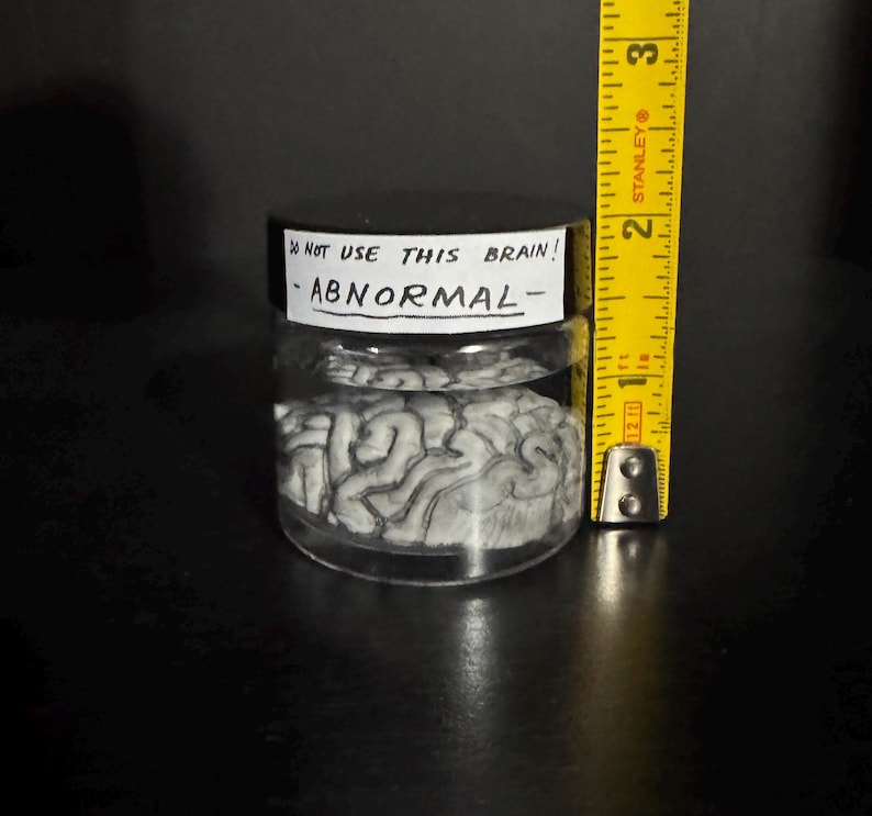 Abnormal Brain Black & White Mini Prop Replica Young Frankenstein image 2