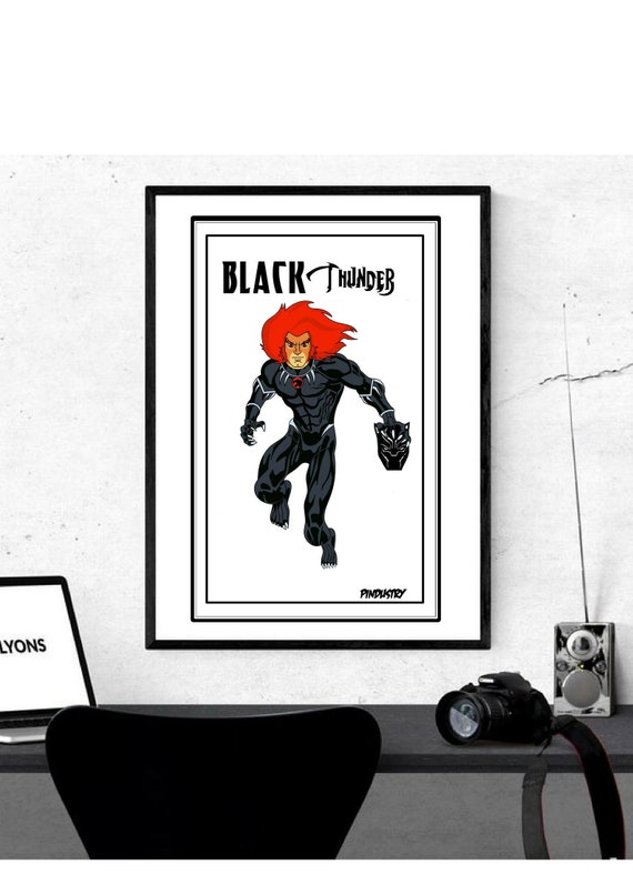 Limited edition Black Panther art print