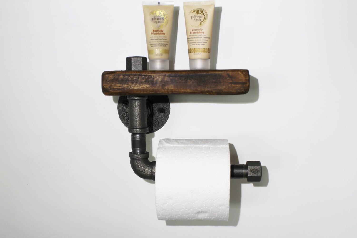 Industrial Pipe Toilet Roll Holder/ Rustic Toilet Roll Etsy UK