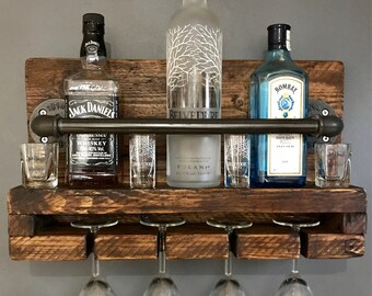 Wine and glass rack