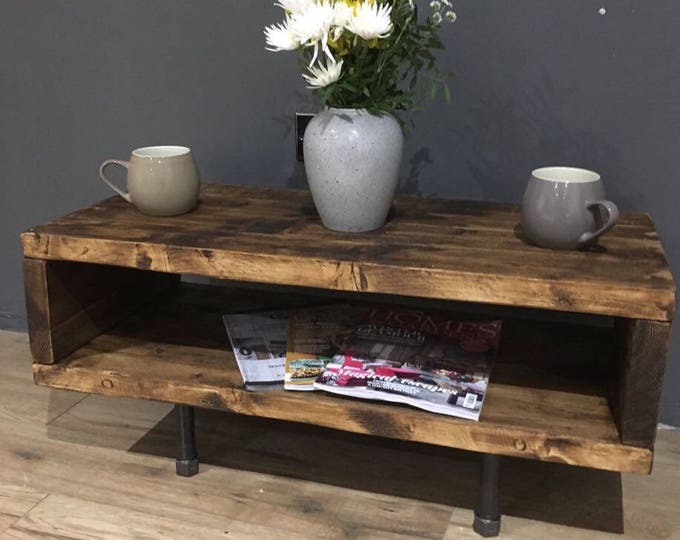 Image showcasing Reclaimed Wood Coffee Table - Etsy UK