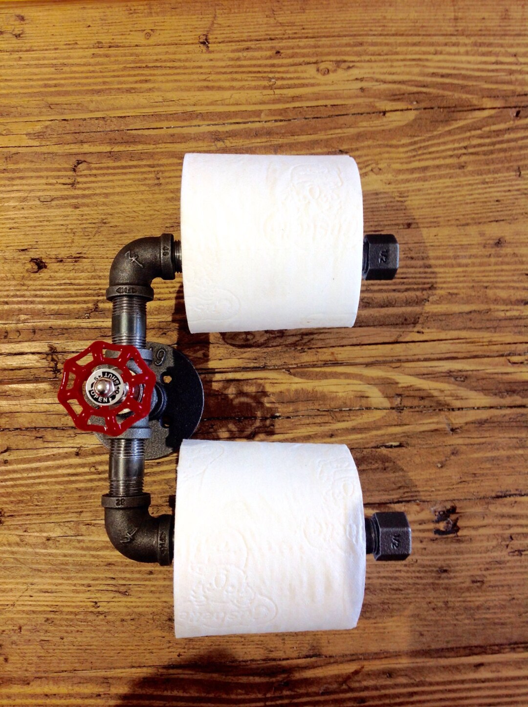 Twin Industrial Chic Toilet Roll Holder Etsy UK twin-industrial-chic-toilet-roll-holder-etsy-uk