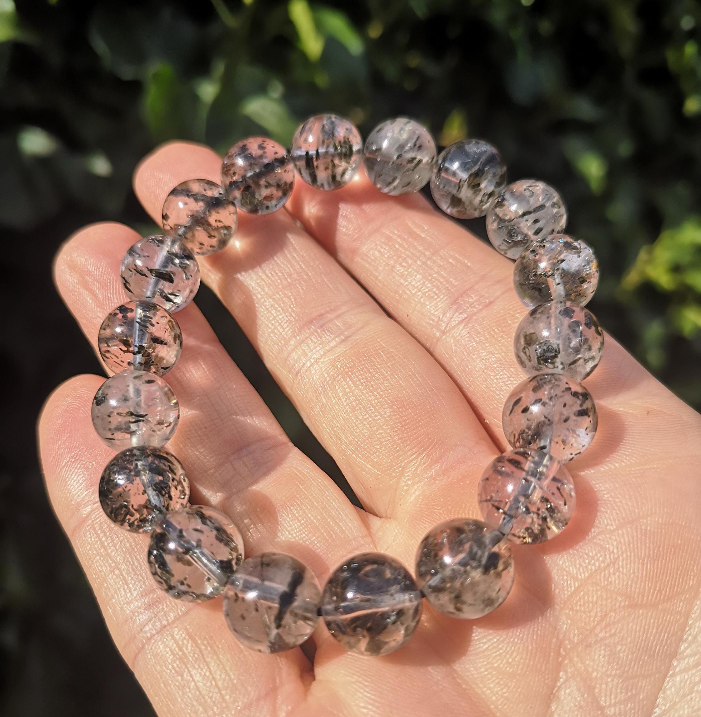 Pitaya Quartz Bracelet - Dragon Fruit Quartz 11mm Bead