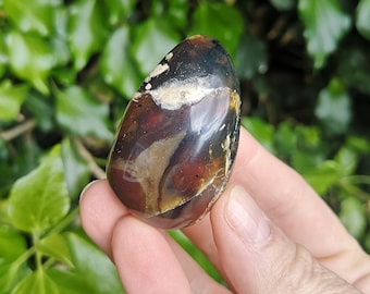 Sumatran Amber Tumble Stone 20g- Ethically Sourced Amber - Indonesian Amber - UV Reactive - Clear Negativity, Ancient Knowledge - Amber Gift