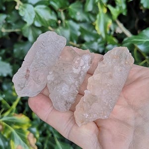 Nirvana Quartz Free Form - Natural Ice Quartz - Himalayan Quartz Points - Very High Vibration Quartz - For Enlightenment & Empowerment