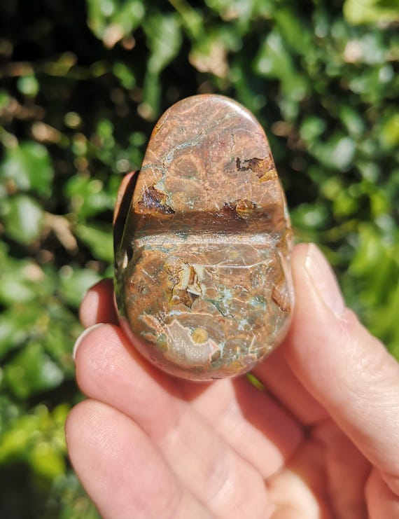 Rhyolite / Rain Forest Jasper Skull Rhyolite / Rain Forest Jasper Skull