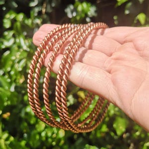 177 MHz Half Lost Cubit Tensor Ring -Hand Made Pure Copper Energy Ring 1/2 Lost Cubit -Copper Energy Tool 1/2 Lost Cubit - EMF Protect