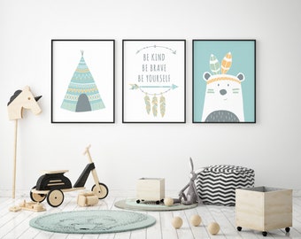 tribal nursery decor