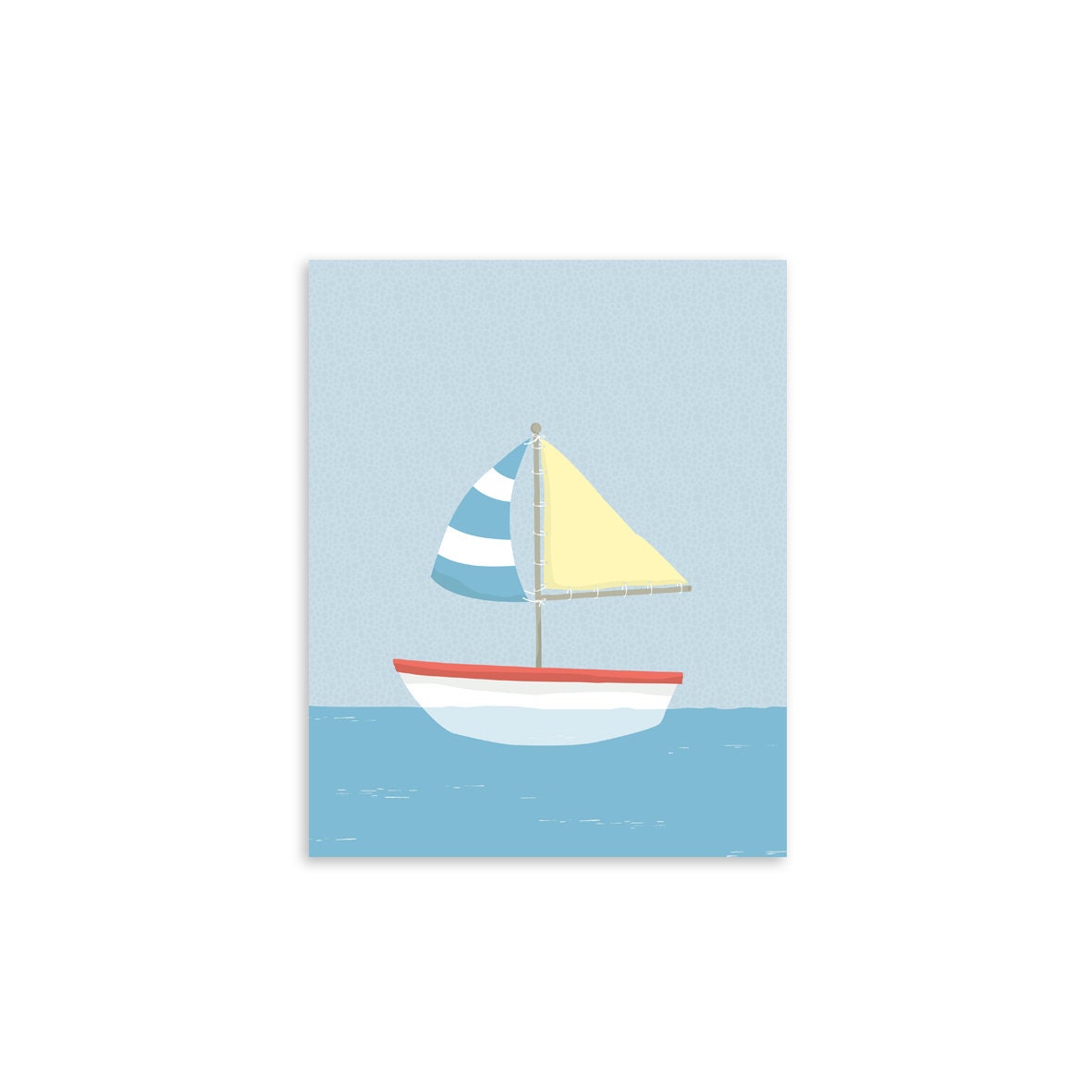 Set of 3 Nautical Posters PRINTABLE WALL ART Ocean Boat Etsy