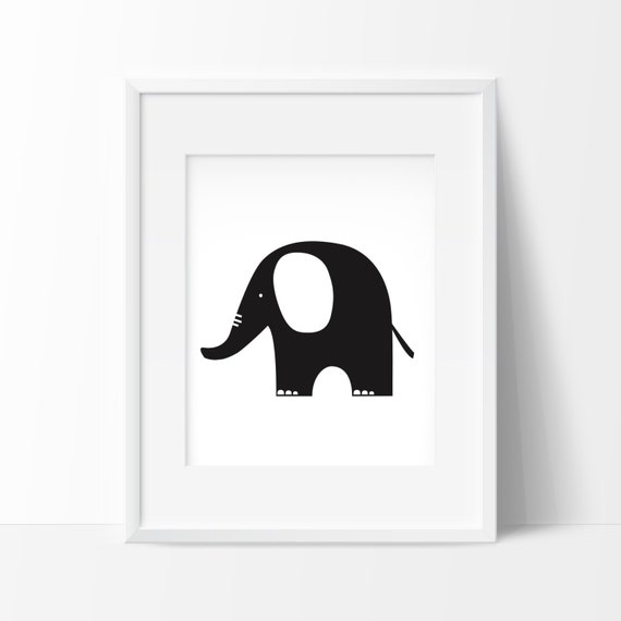 Acheter Affiche de décoration de salle de bain nordique, éléphant