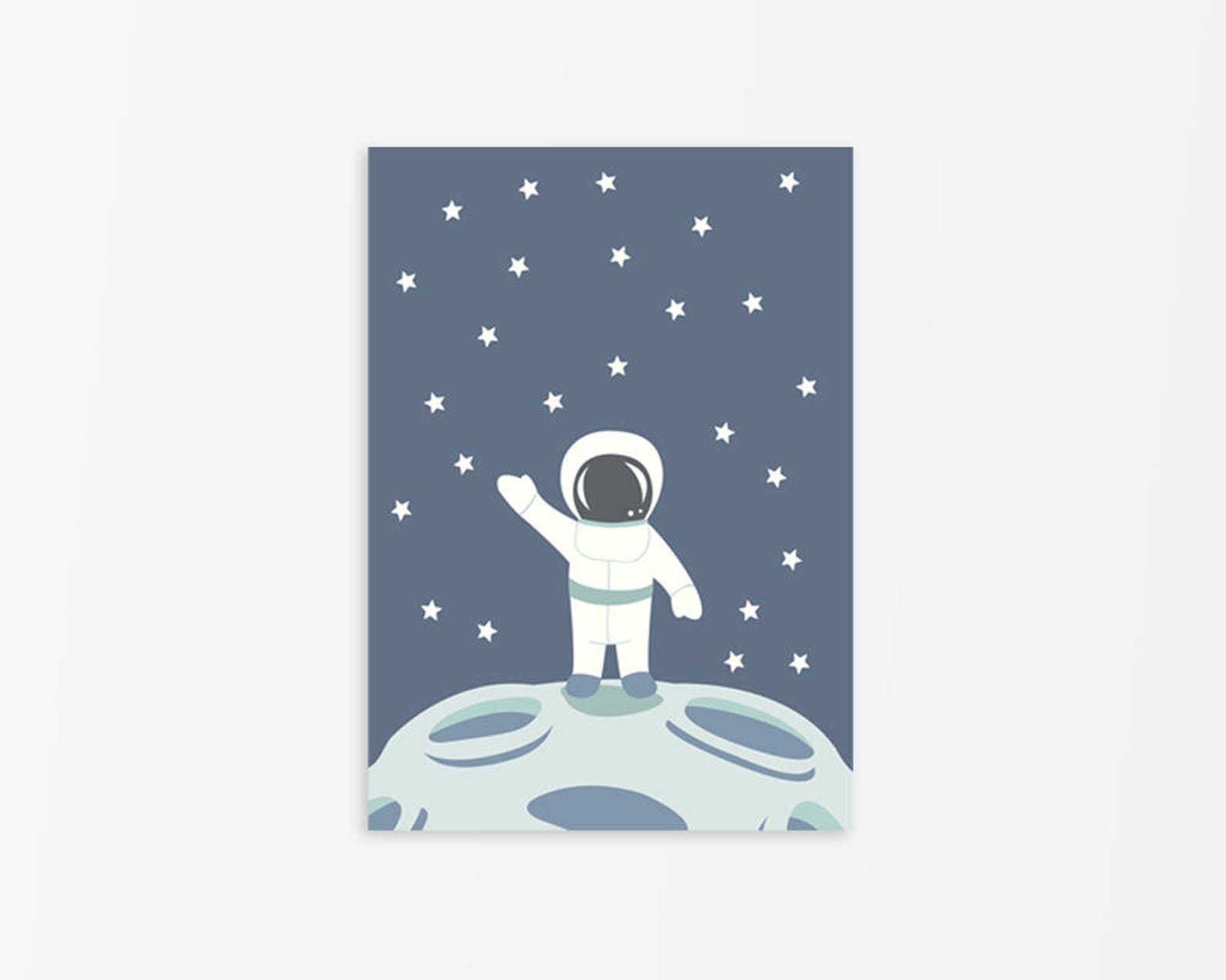 Astronaut Printable for Space Wall Art - Etsy