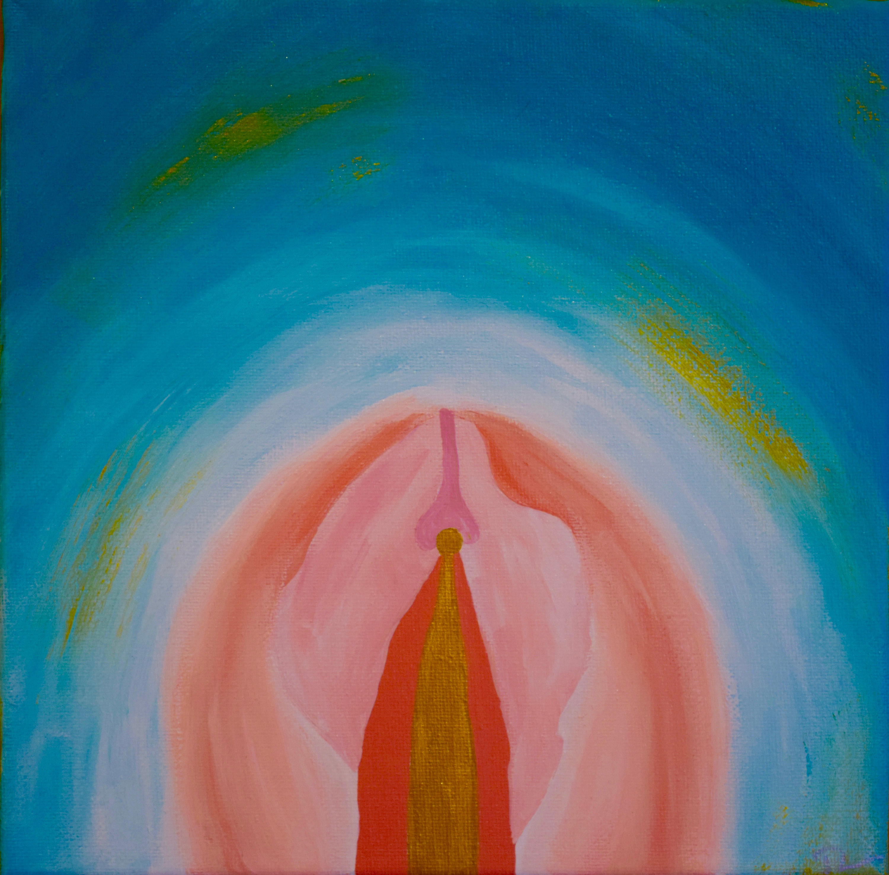 Pink Vulva Painting Vagina Art Feminist Art Vagina Etsy