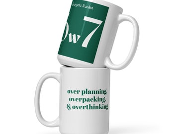 Enneagram Six 6w7 White glossy mug