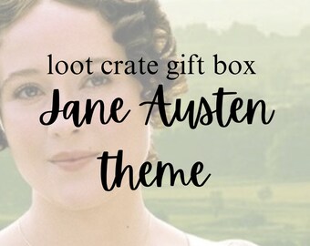 Jane Austen loot crate gift box - January 2023