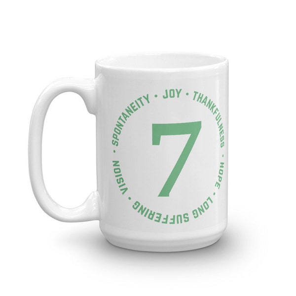 Enneagram Seven Mug 11 or 15oz - Enneagram Life Reflections of God series