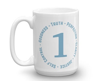 Enneagram One Mug 11 or 15oz - Enneagram Life Reflections of God series