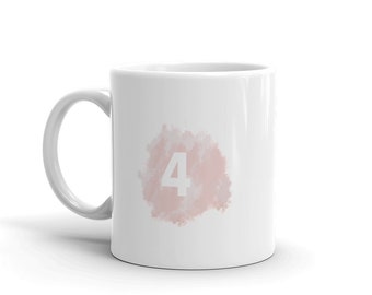 Enneagram FOUR watercolor Mug