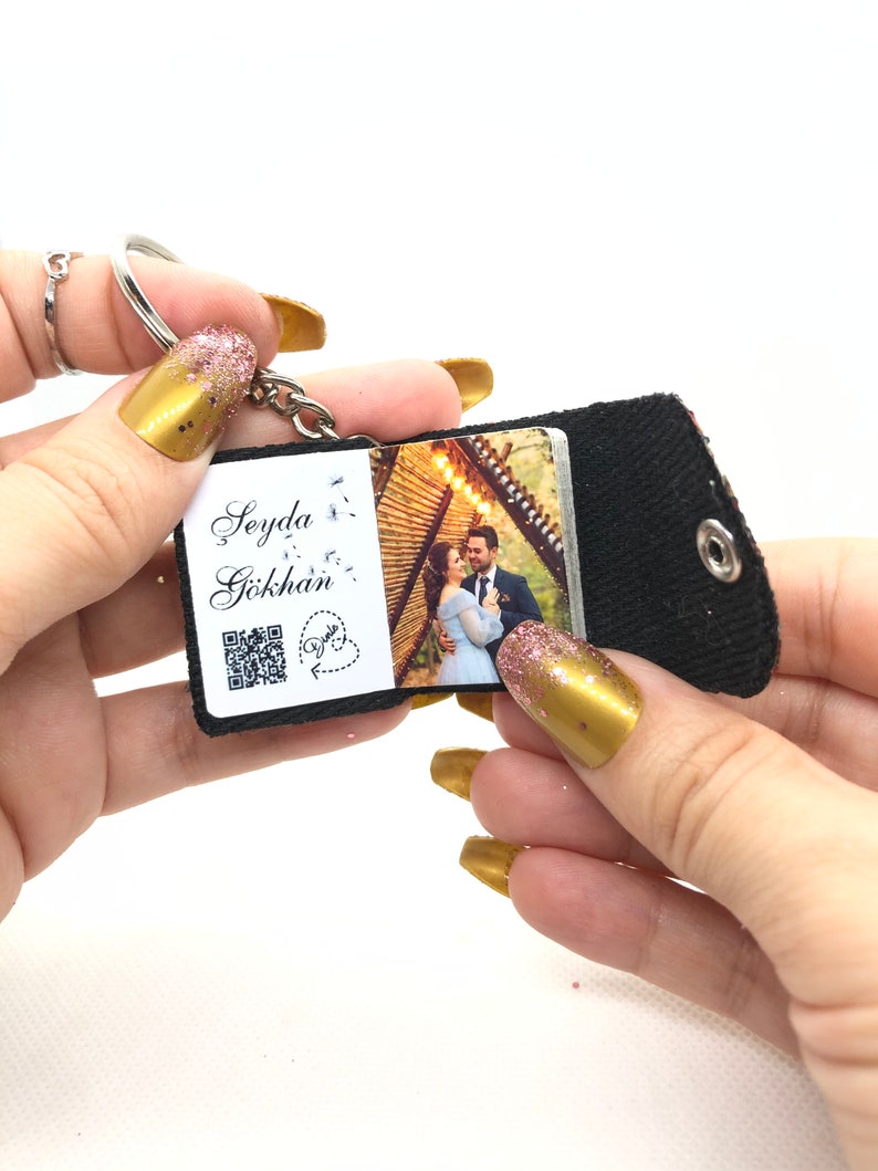 Mini Photo Album Keychain 2 Different Albums. Birthday Gift | Etsy
