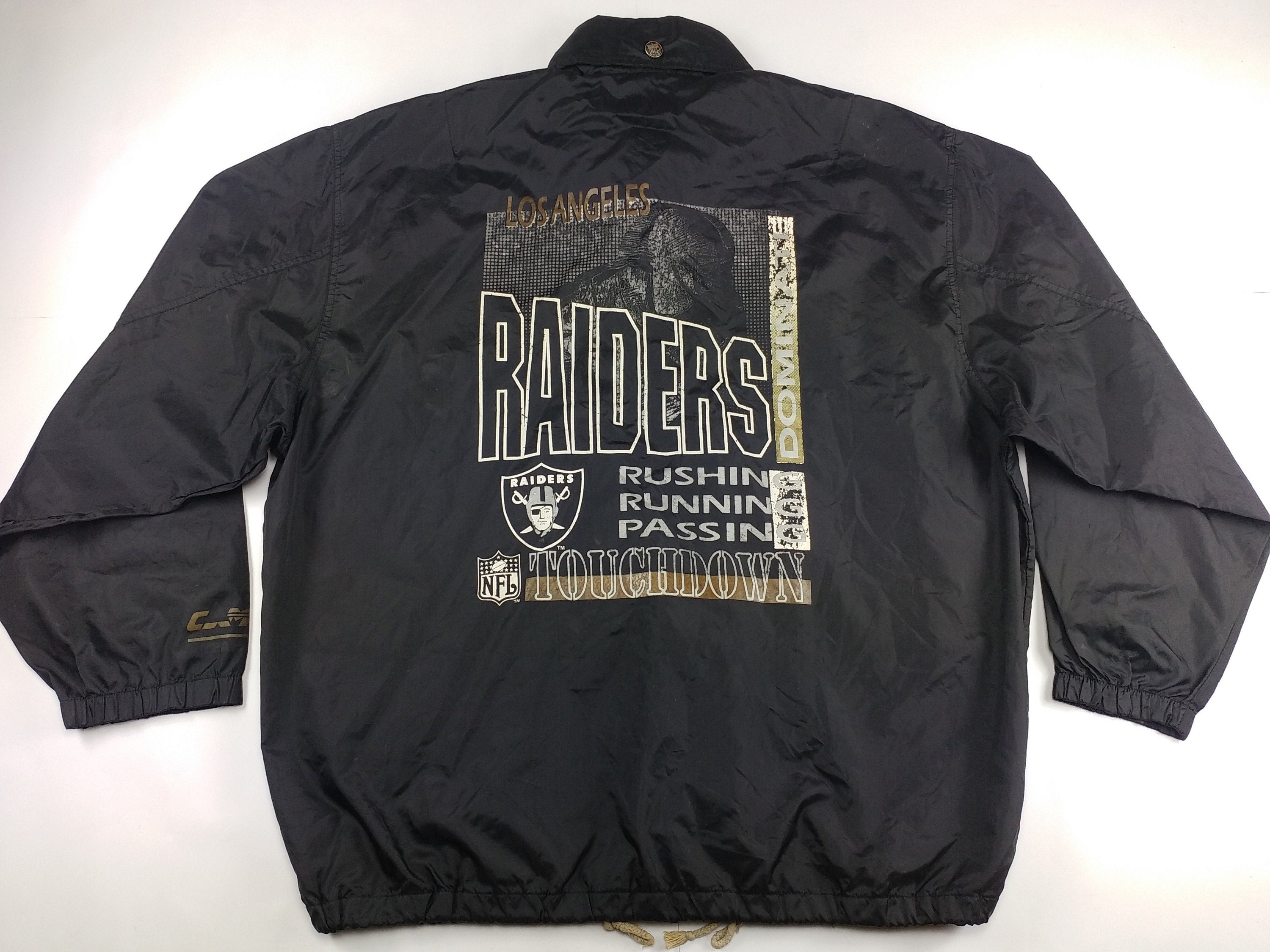 Los Angeles Raiders Jacket 1991 Campri Teamline Windbreaker 