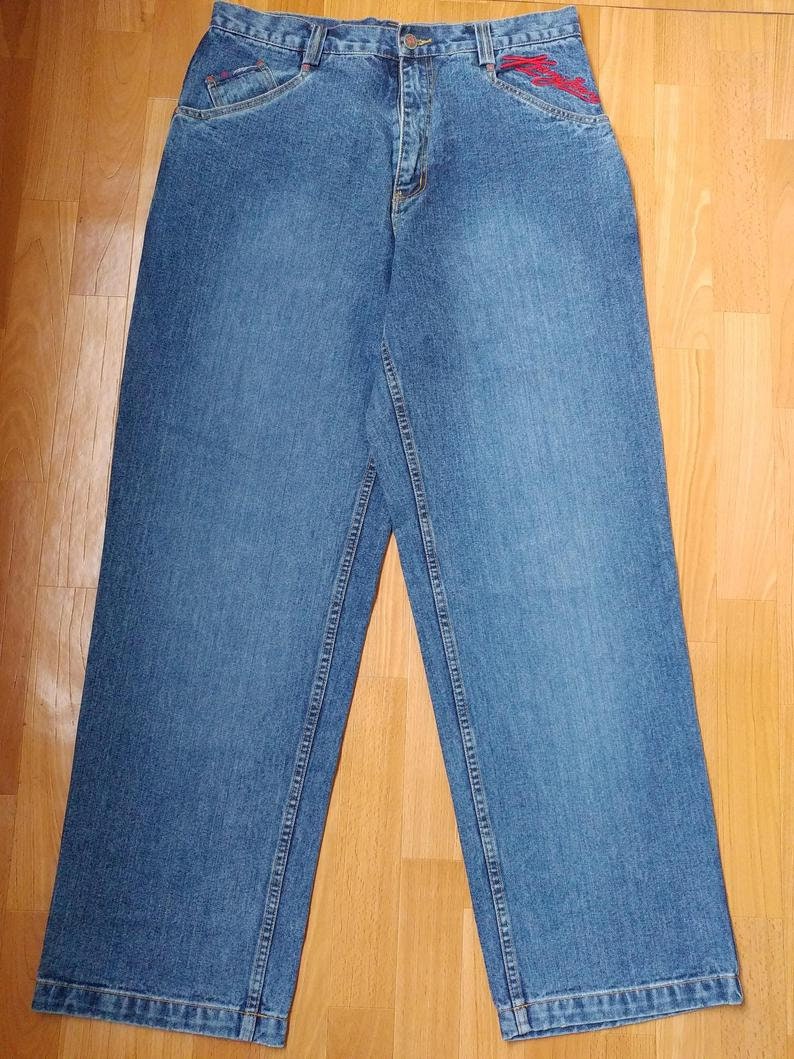 KARL KANI jeans blue vintage baggy Kani jeans loose pants | Etsy