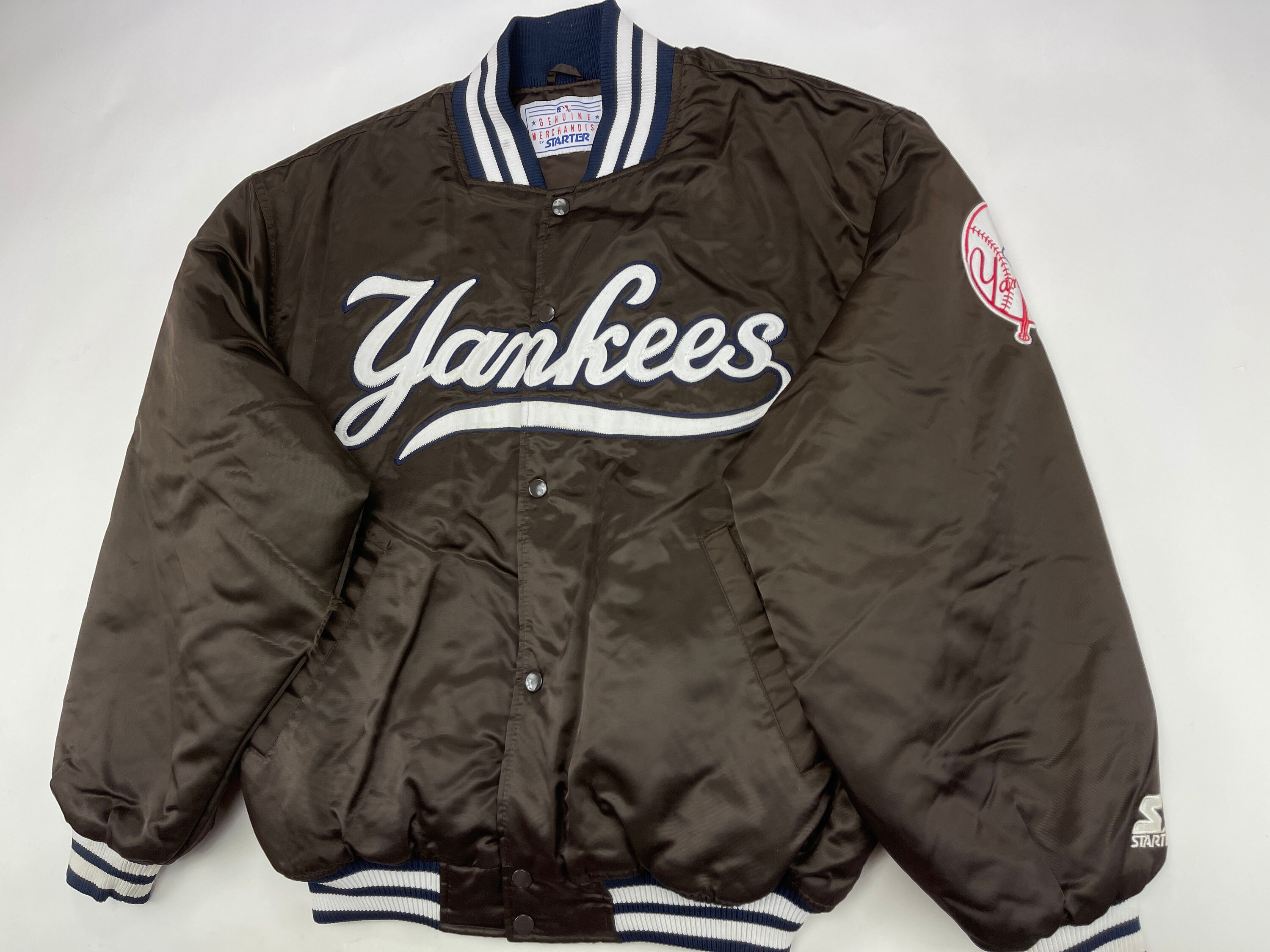 STARTER New York Yankees Jacket Brown Vintage Baseball - Etsy