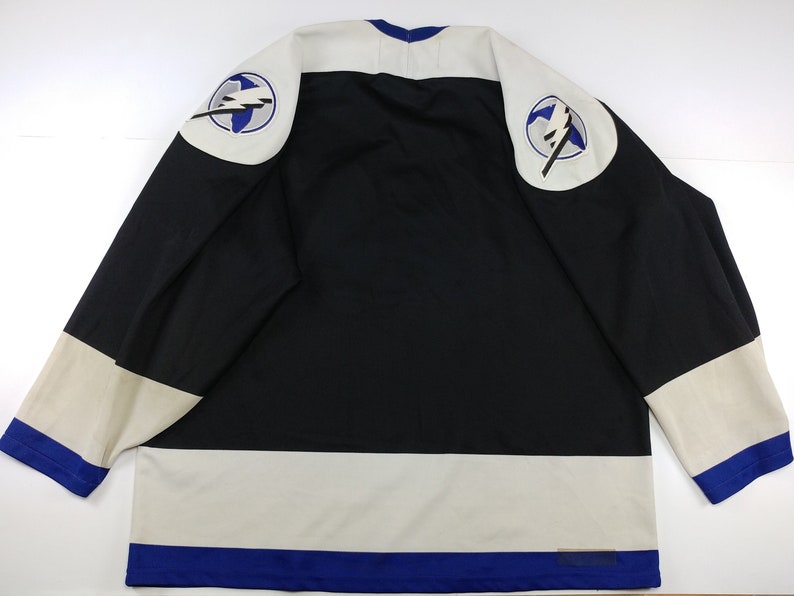 NHL Tampa Bay Lightning jersey CCM vintage hockey tshirt Etsy