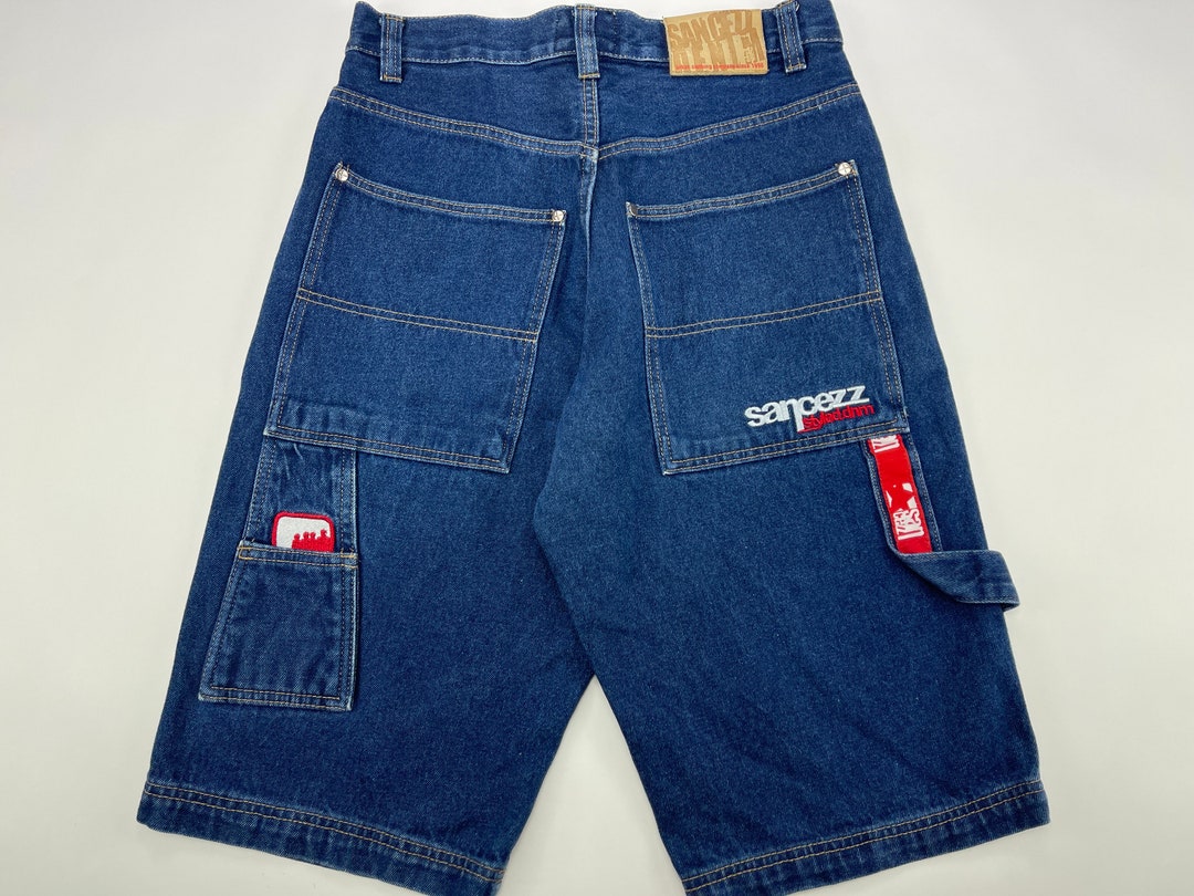 Sancezz Shorts Vintage Jeans Shorts 90s Hip Hop Clothing - Etsy