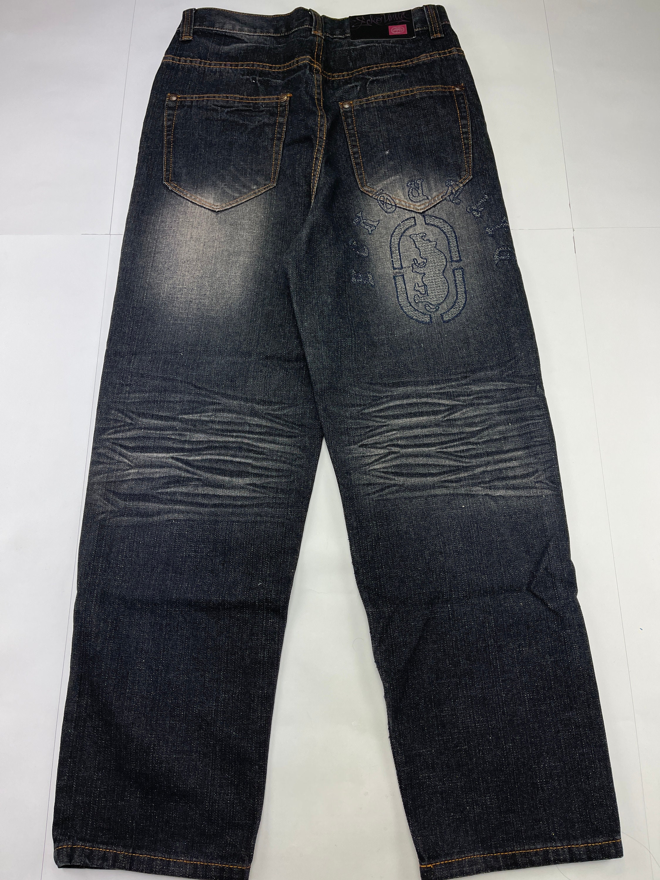 Ecko Unltd jeans black vintage baggy pants 90s hip hop | Etsy